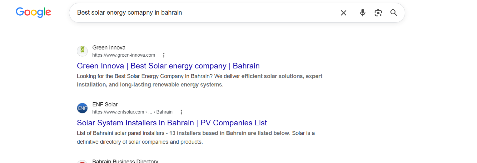 Powering Green Innova to the Top of Google Search